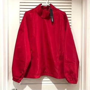 NovaMen Pullover Windbreaker Red Jacket